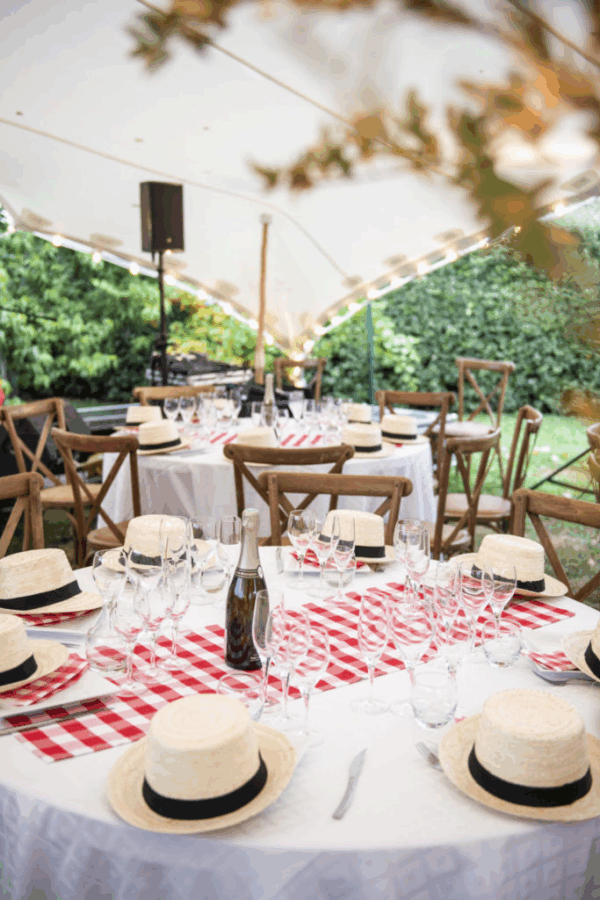 SCENOGRAPHIE GARDEN PARTY